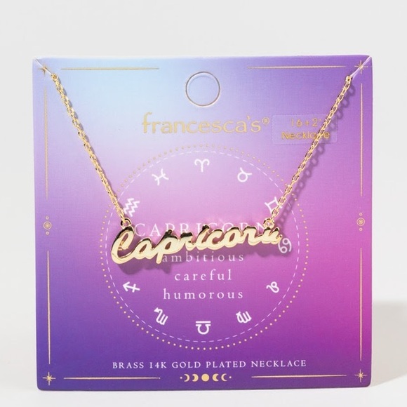 Zodiac Script necklace - Picture 3 of 12